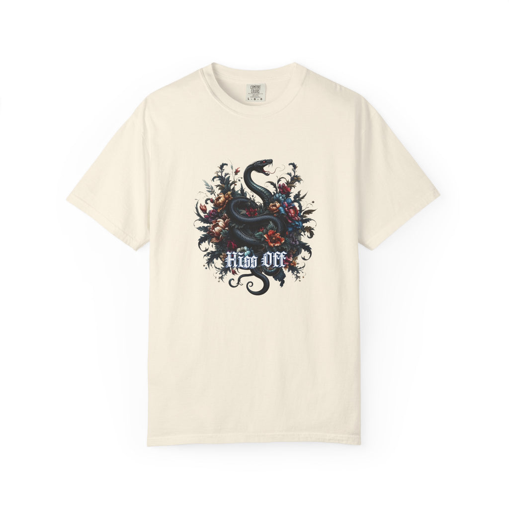 Snake Floral 'Hiss Off' T-Shirt