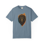 Lion Head T-Shirt — Artistic Tribal Lion Face Tee
