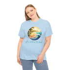 Beach Sunset T-Shirt — "Life Is Better at the Beach" Surf Graphic Tee