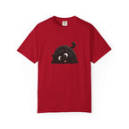 T-Shirt — Playful Black Kitten Graphic Tee