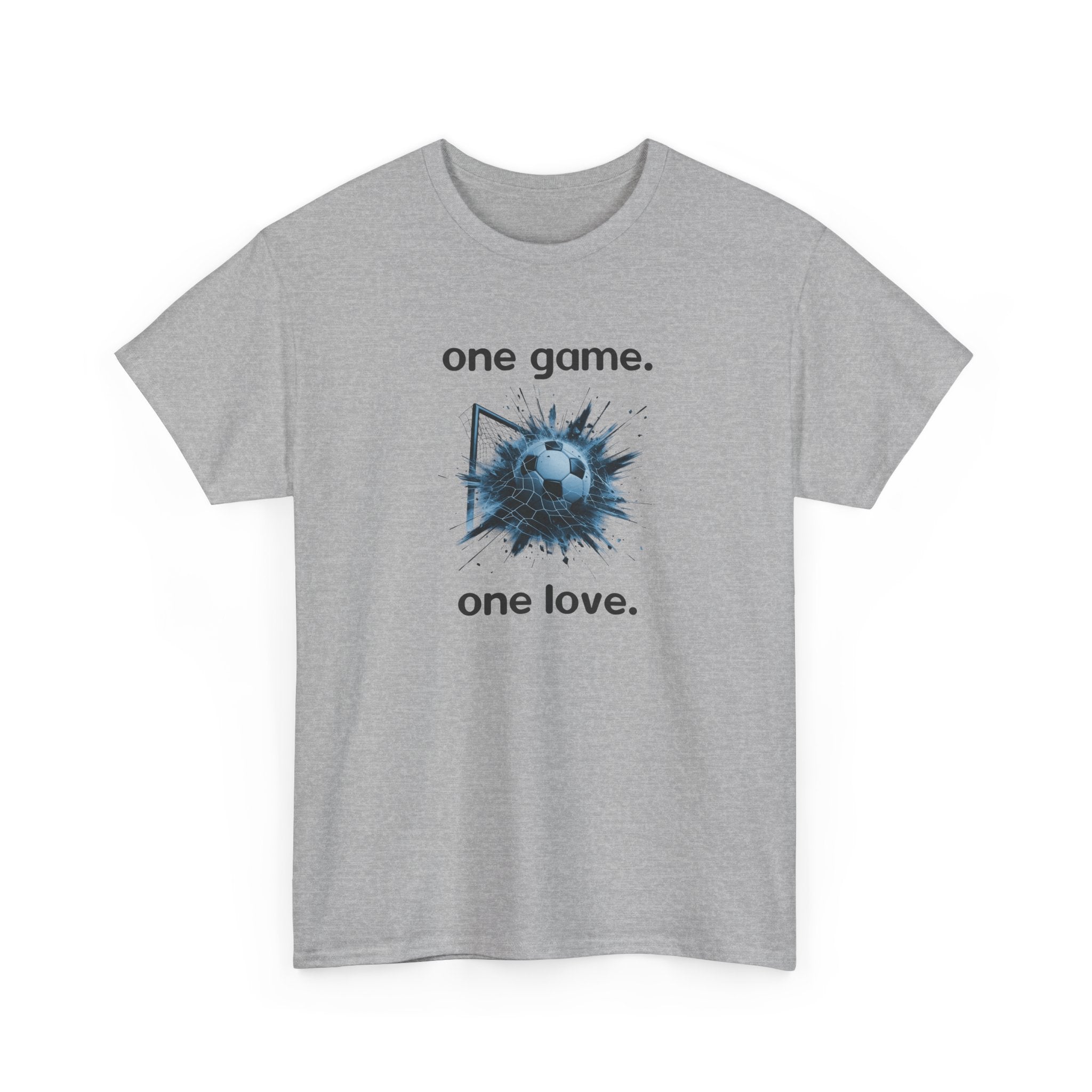 One Game. One Love. T-Shirt — Football Soccer Graphic Tee