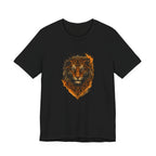 Tiger Flame Graphic T-Shirt — Tribal Tiger Head Design