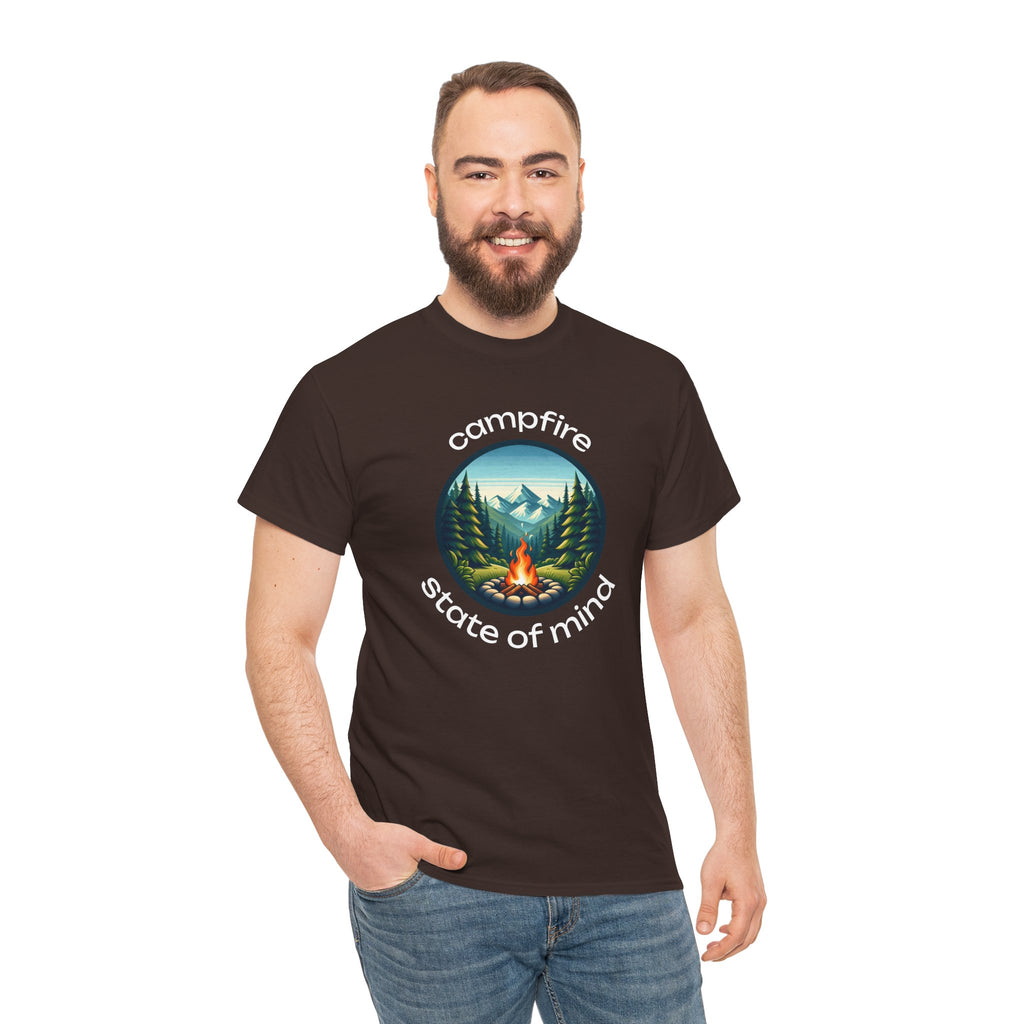 Campfire State of Mind T-Shirt — Outdoor Camping Graphic Tee