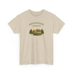 Adventure Awaits T‑Shirt — Vintage Camper Outdoor Graphic Tee