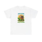 Slow Down Turtle Sloth & Snail V-Neck Tee — "Enjoy Life a Little" Relaxed Graphic Shirt