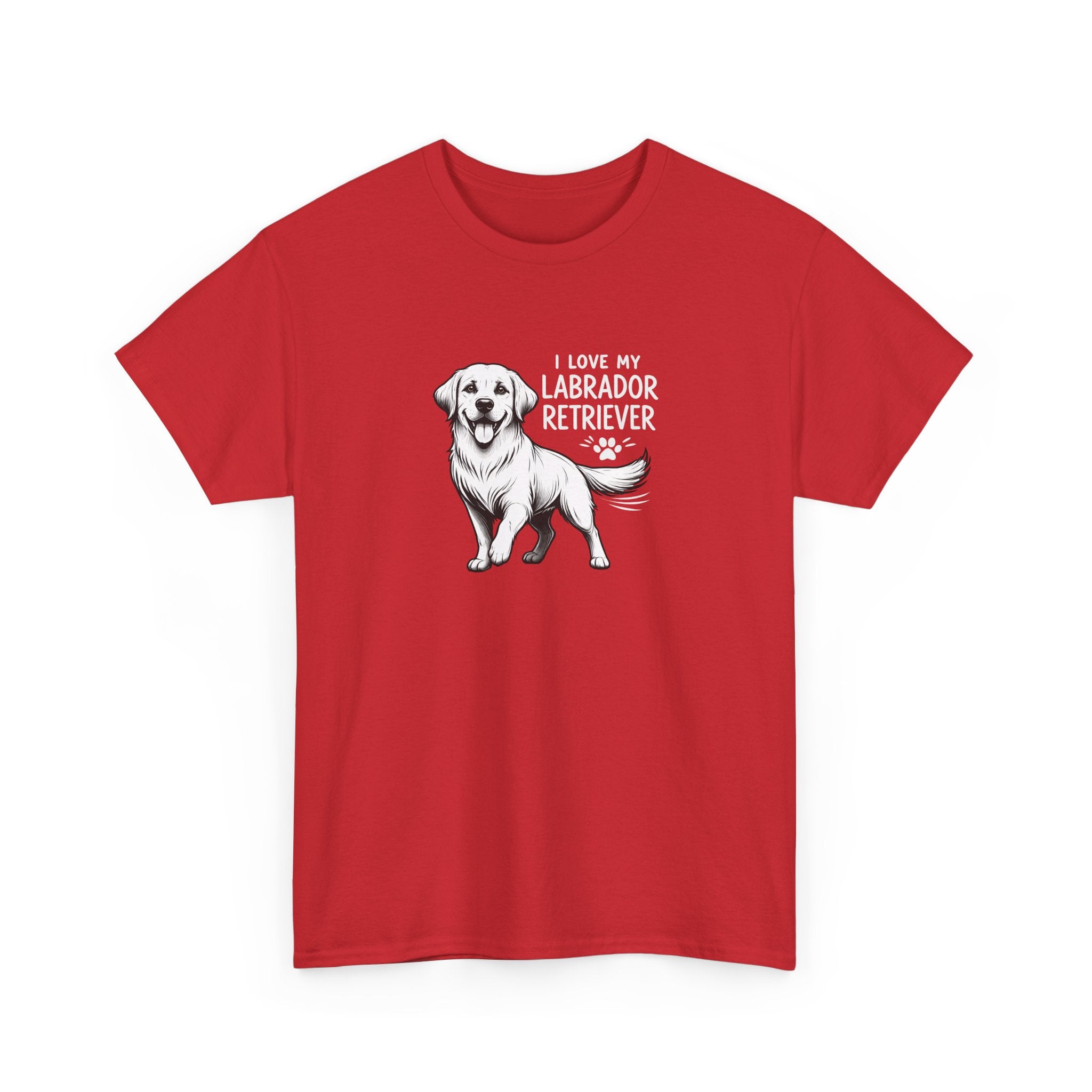 Labrador Retriever T-Shirt — "I Love My Labrador Retriever" Dog Lover Tee