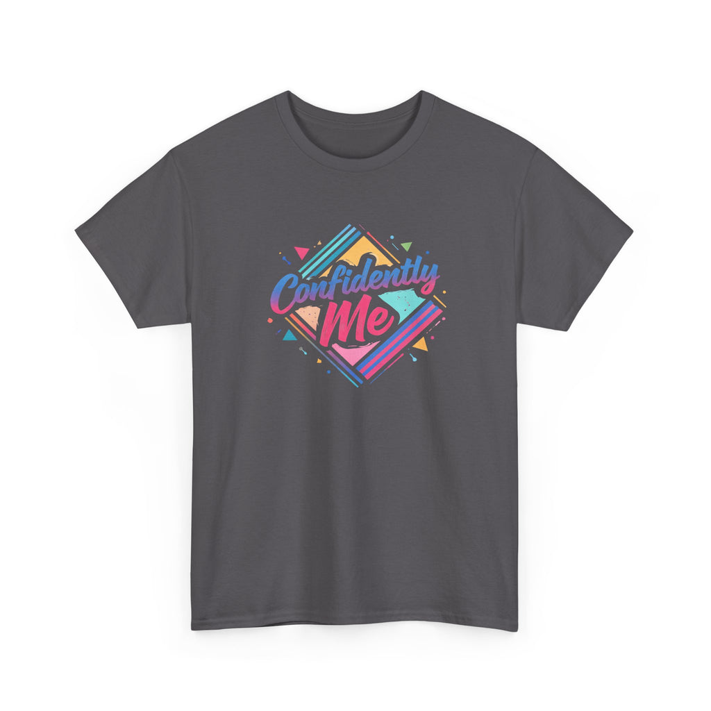 Confidently Me Tee — Retro Pastel Self-Love Graphic T-Shirt
