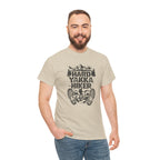 Hard Yakka Hiker T-Shirt — Outdoor Hiking Tee with Mountain Bootprint Design