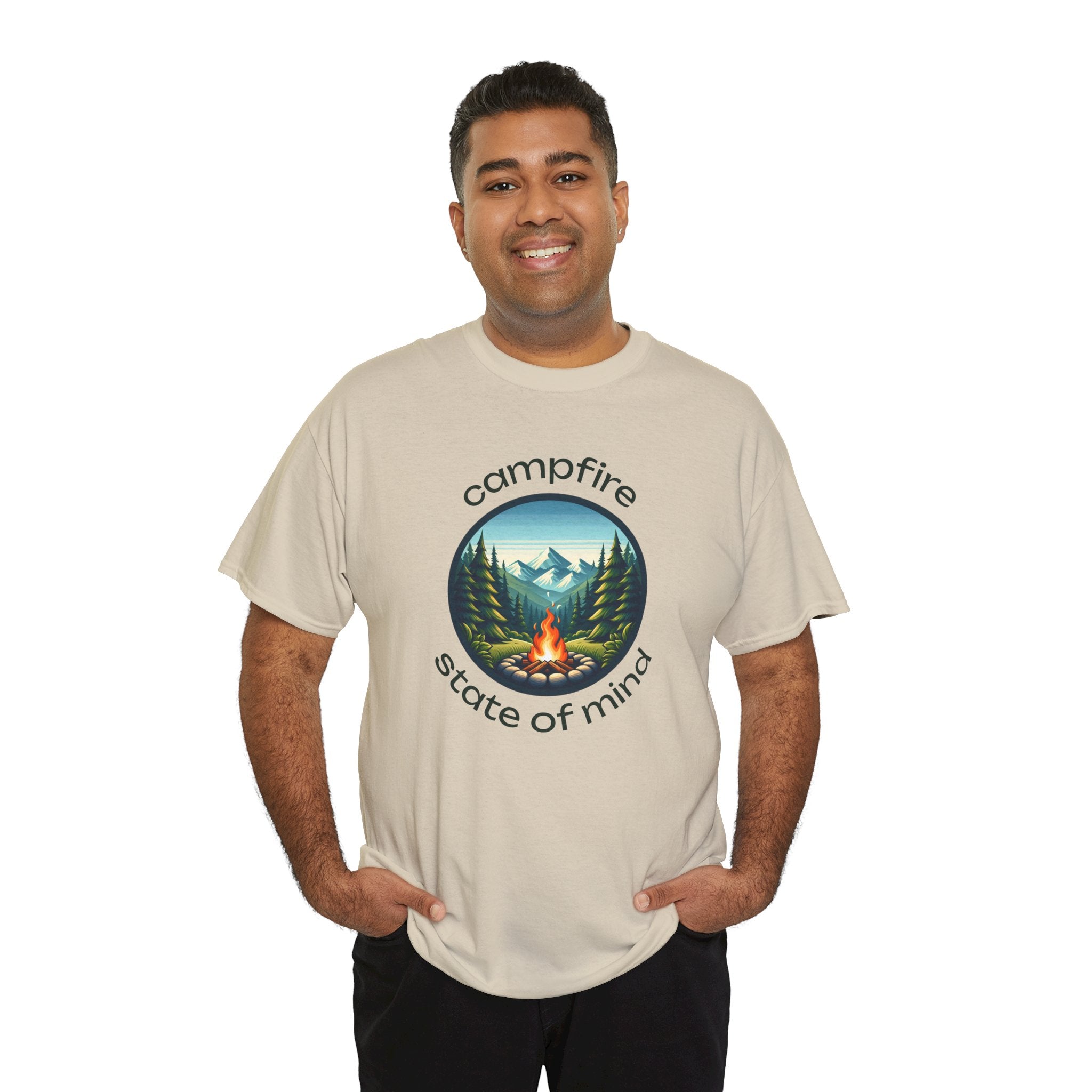 Campfire State of Mind T-Shirt — Outdoor Camping Graphic Tee