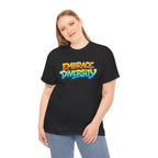 Embrace Diversity T-Shirt — Colorful Graffiti Pride Tee