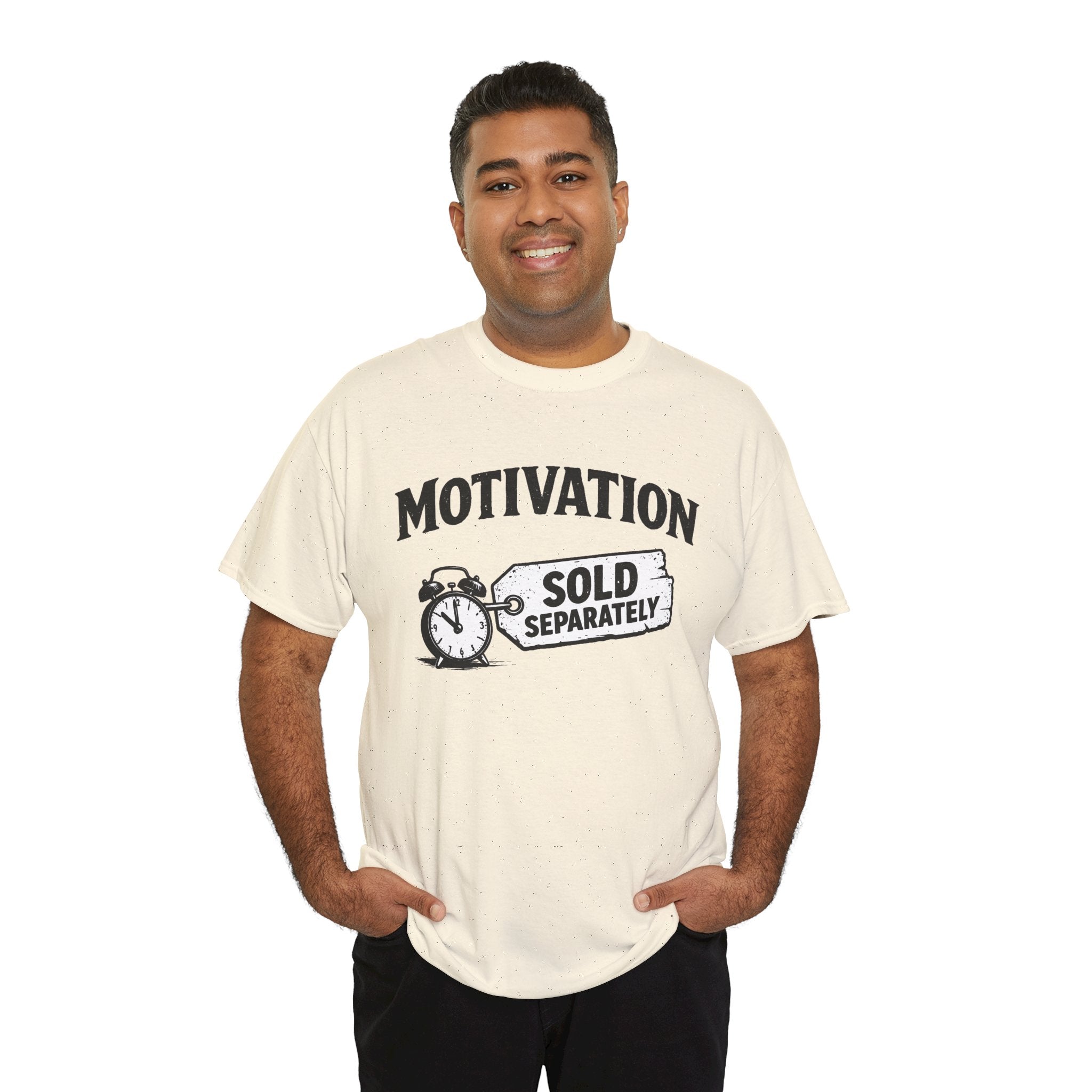Motivation Sold Separately - Funny Vintage Graphic Tee
