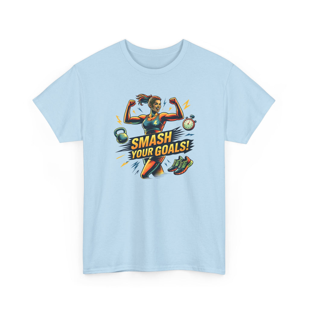 Smash Your Goals T‑Shirt — Motivational Fitness Tee