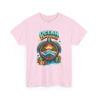 Ocean Dreams T‑Shirt — Tropical Sunset Sea Turtle Graphic Tee