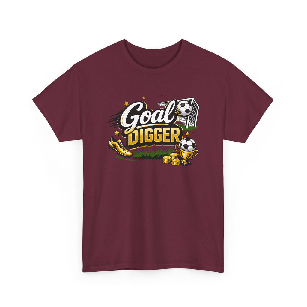 Goal Digger Soccer T-Shirt — Motivational Soccer Player Tee