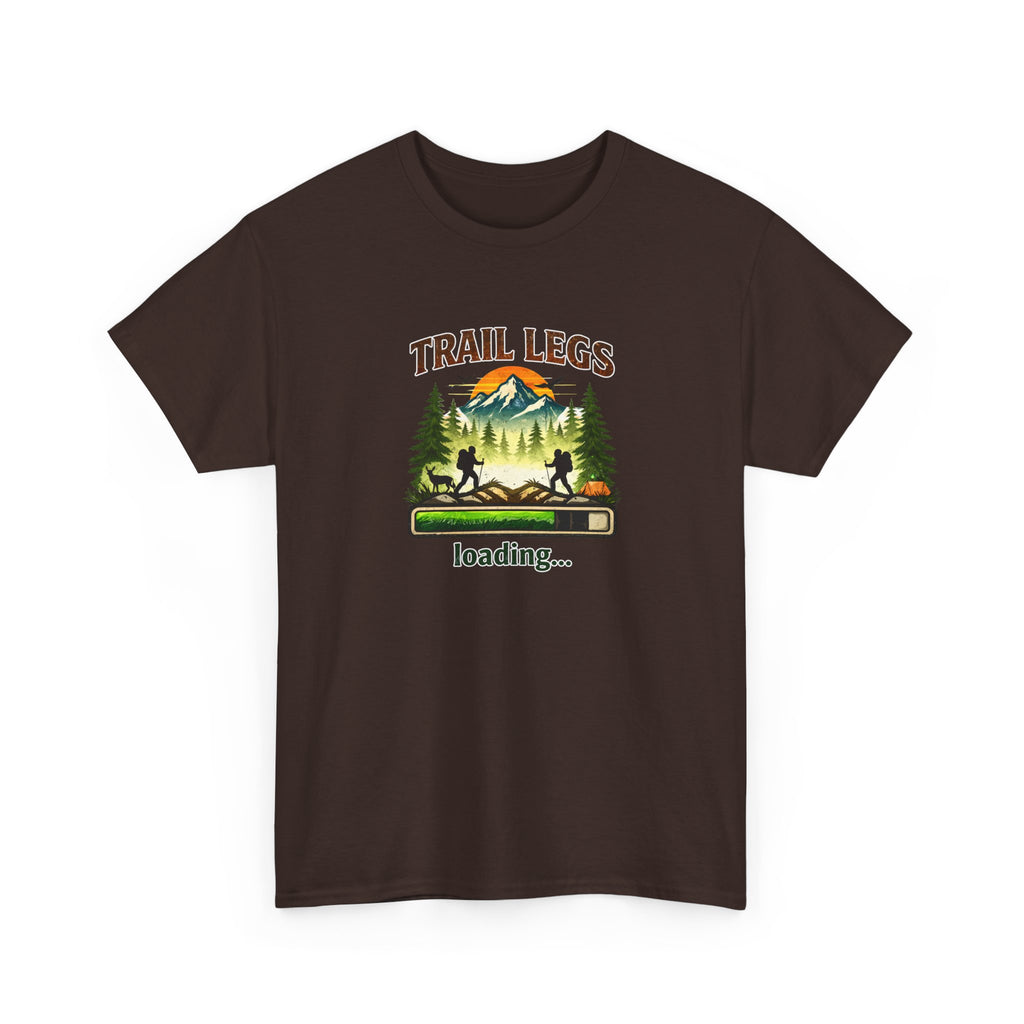 Trail Legs Loading T-Shirt — Hiking Mountain Nature Camping Tee