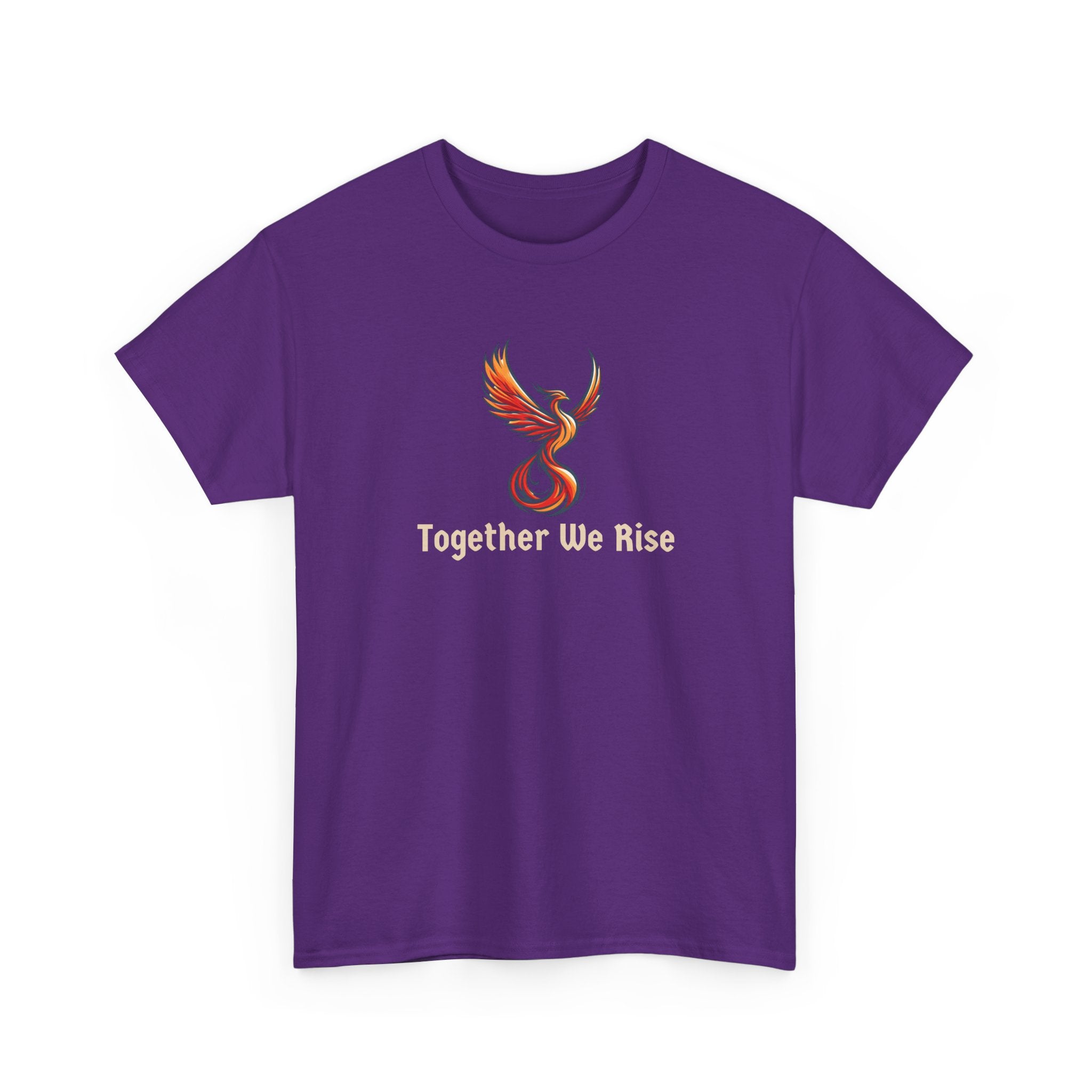 Phoenix Rising T‑Shirt — "Together We Rise" Inspirational Tee