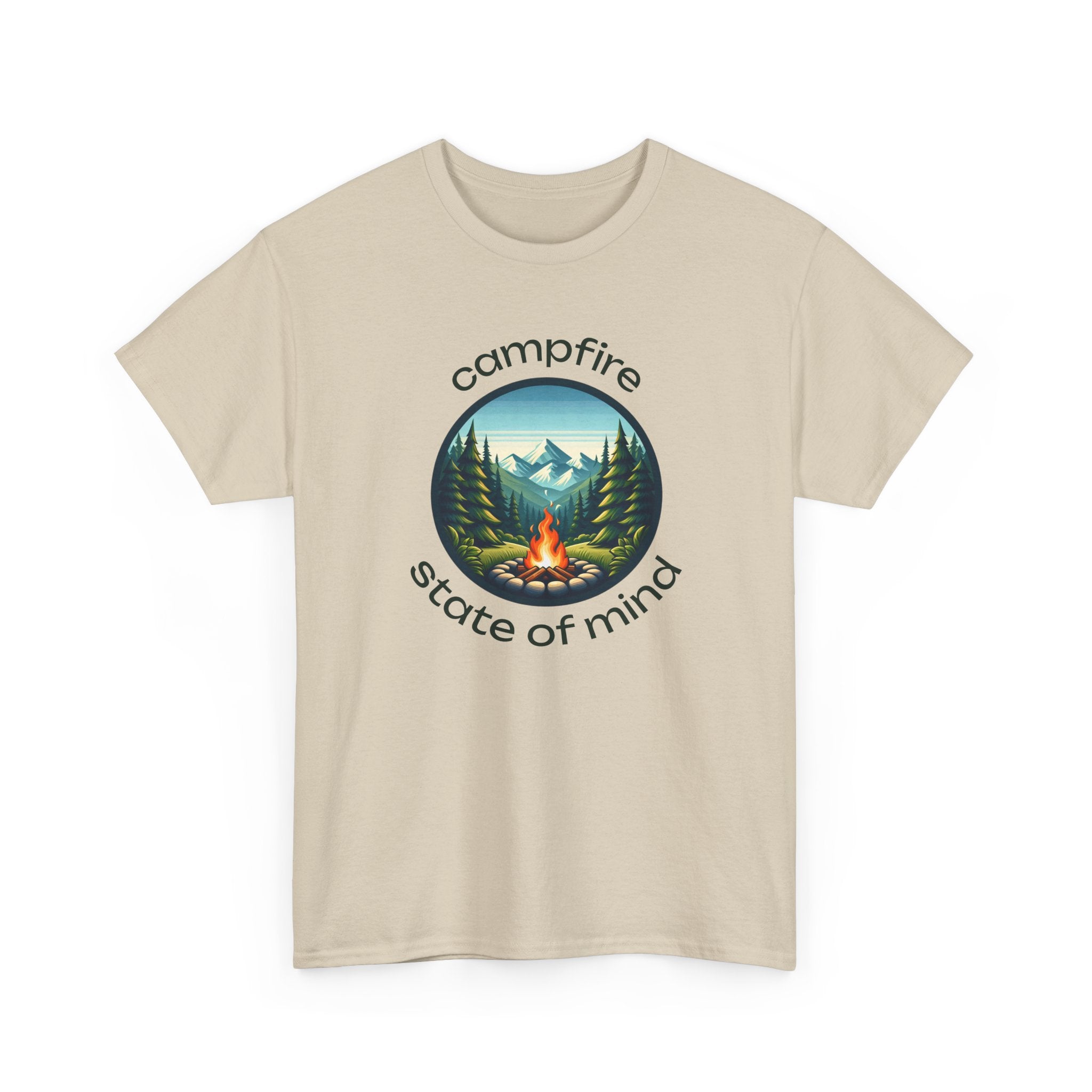Campfire State of Mind T-Shirt — Outdoor Camping Graphic Tee