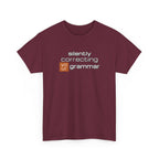 Grammar Nerd T-Shirt — "Silently Correcting Your Grammar" Sarcastic Humor Tee