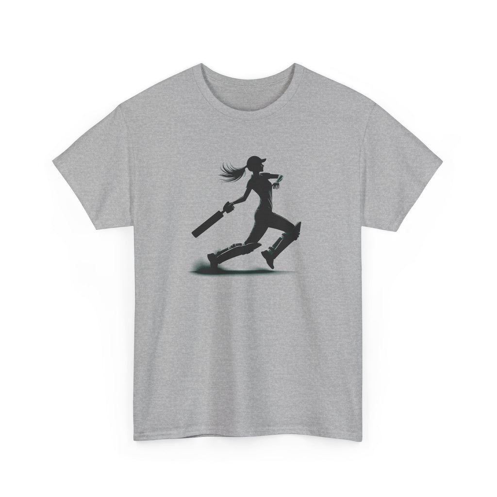 Woman Cricket Batter Silhouette T-Shirt