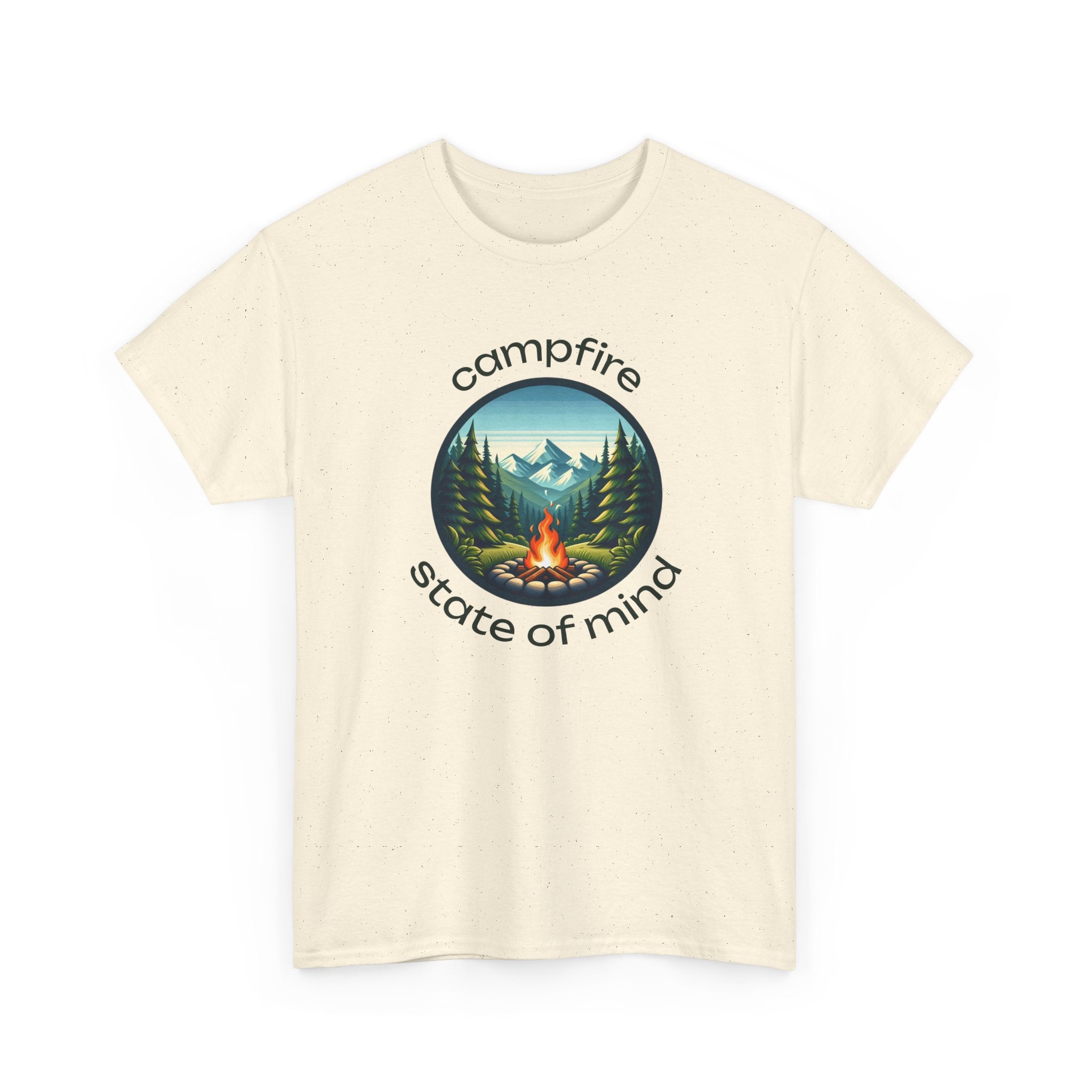 Campfire State of Mind T-Shirt — Outdoor Camping Graphic Tee