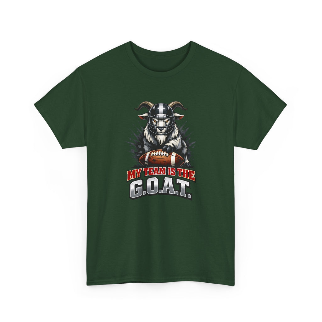 GOAT Football Tee - "My Team Is The GOAT" Graphic T-Shirt