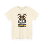 Goat Ibex Soccer Tee — "My Team Is the GOAT" Sports Fan T-Shirt