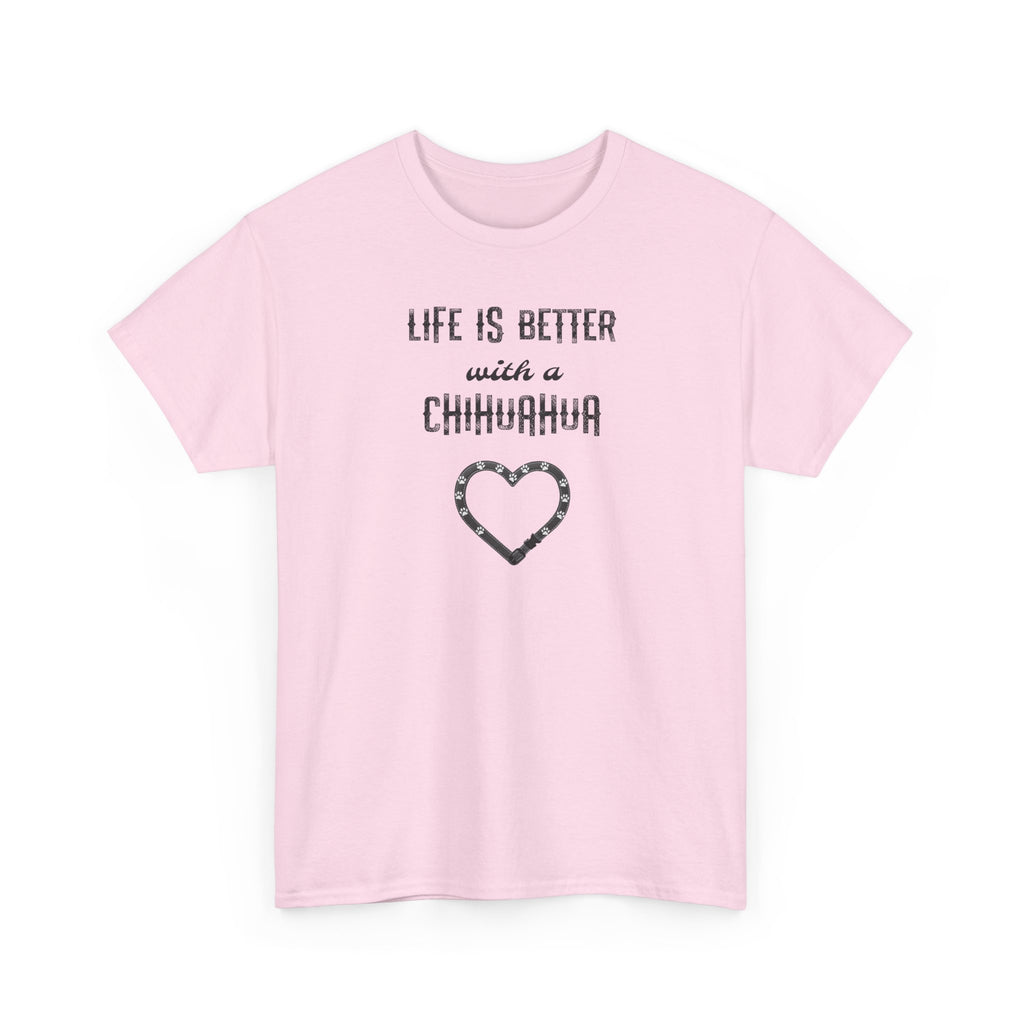 Life Is Better with a Chihuahua Heart Dog Lover Tee