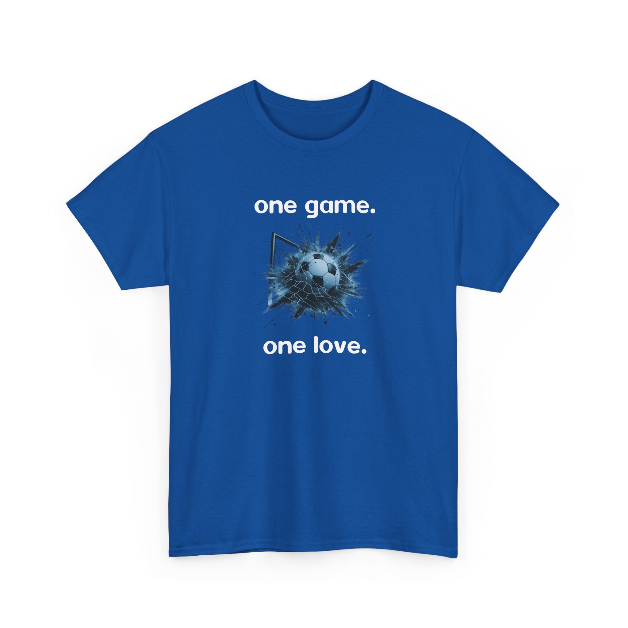 One Game. One Love. T-Shirt — Football Soccer Graphic Tee