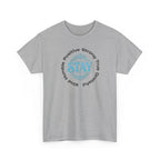 Stay Positive Graphic Tee — 'STAY' Inspirational Badge T‑Shirt