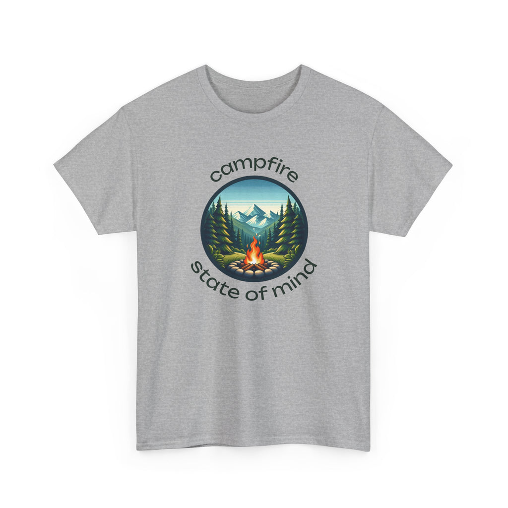 Campfire State of Mind T-Shirt — Outdoor Camping Graphic Tee