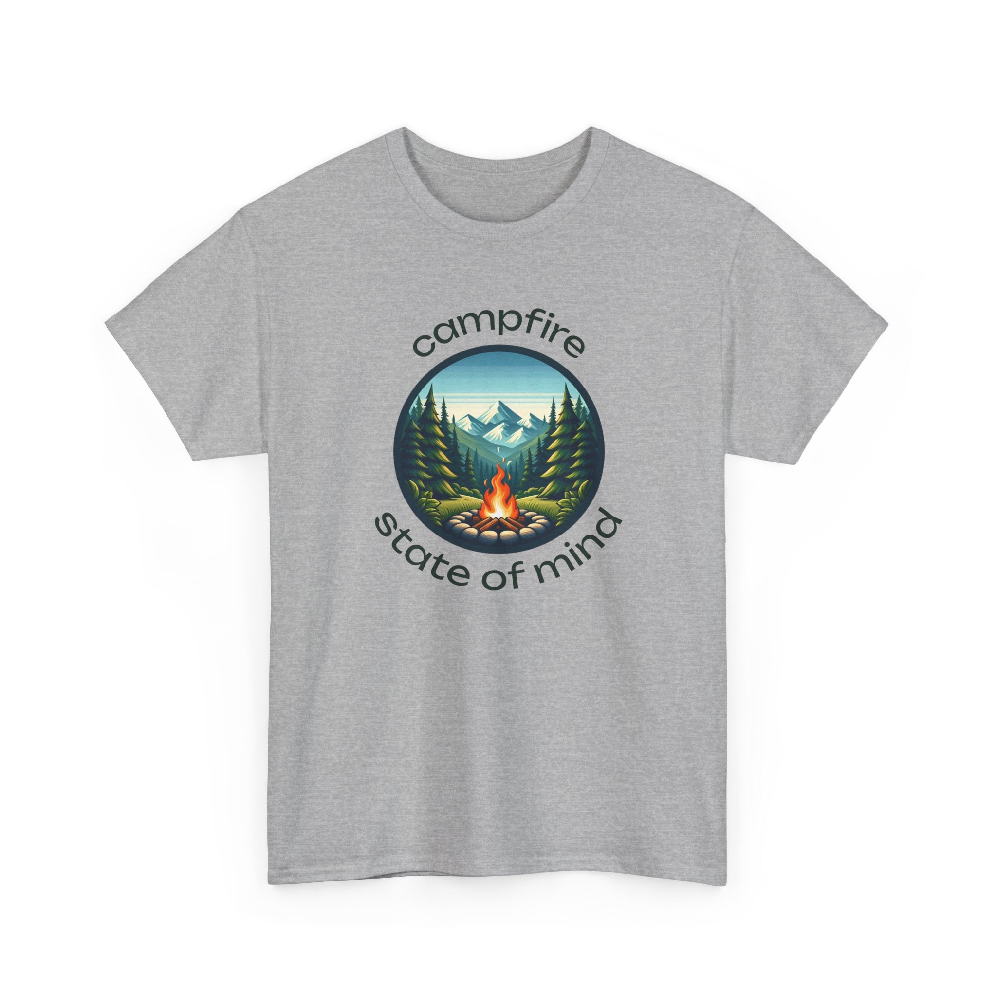Campfire State of Mind T-Shirt — Outdoor Camping Graphic Tee