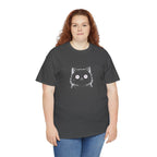 Cat Face Graphic Tee – Cute Minimalist Kitten T-Shirt