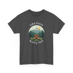 Hike More Worry Less T-Shirt — Nature Hiking Graphic Tee