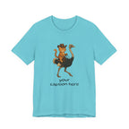 Cat Cowboy Riding Ostrich T-Shirt – Whimsical Western Animal Tee