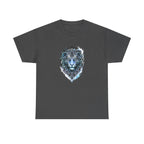 Tiger T-Shirt — Intricate Blue And White Tiger Graphic Tee