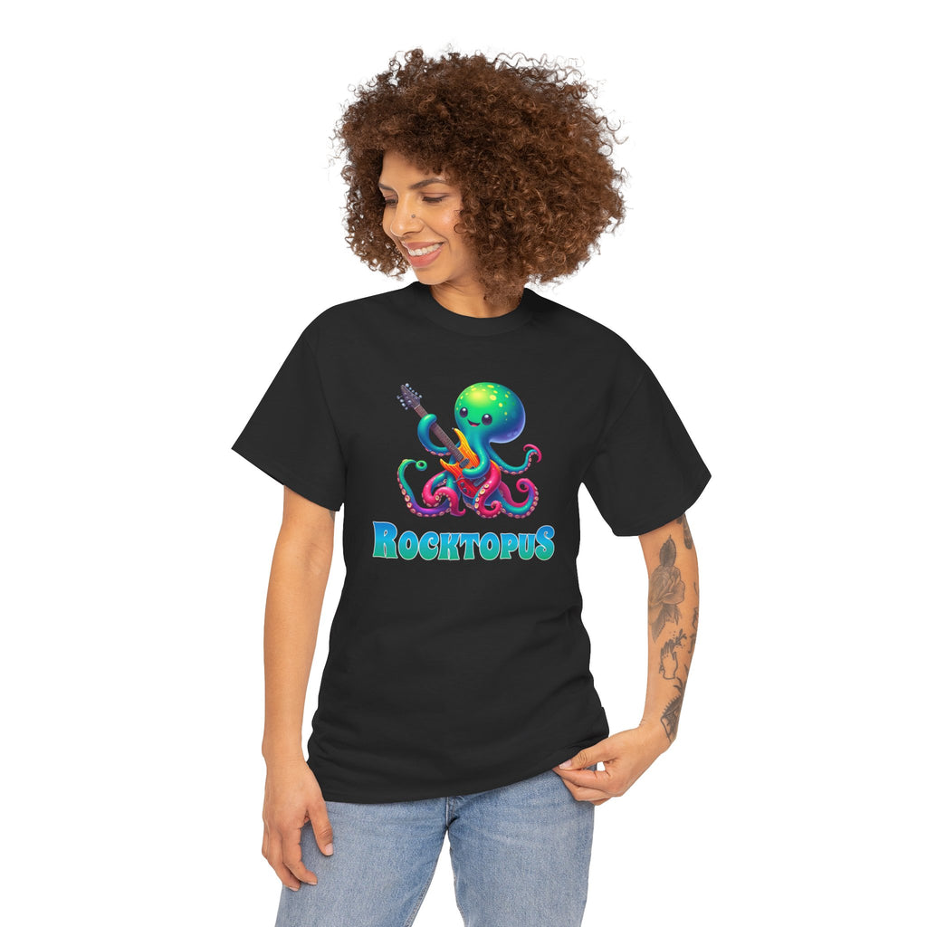Rocktopus T-Shirt — Cute Octopus Playing Guitar Graphic Tee