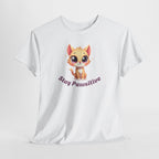 Stay Pawsitive Tee — Cute Kitten Graphic T-Shirt