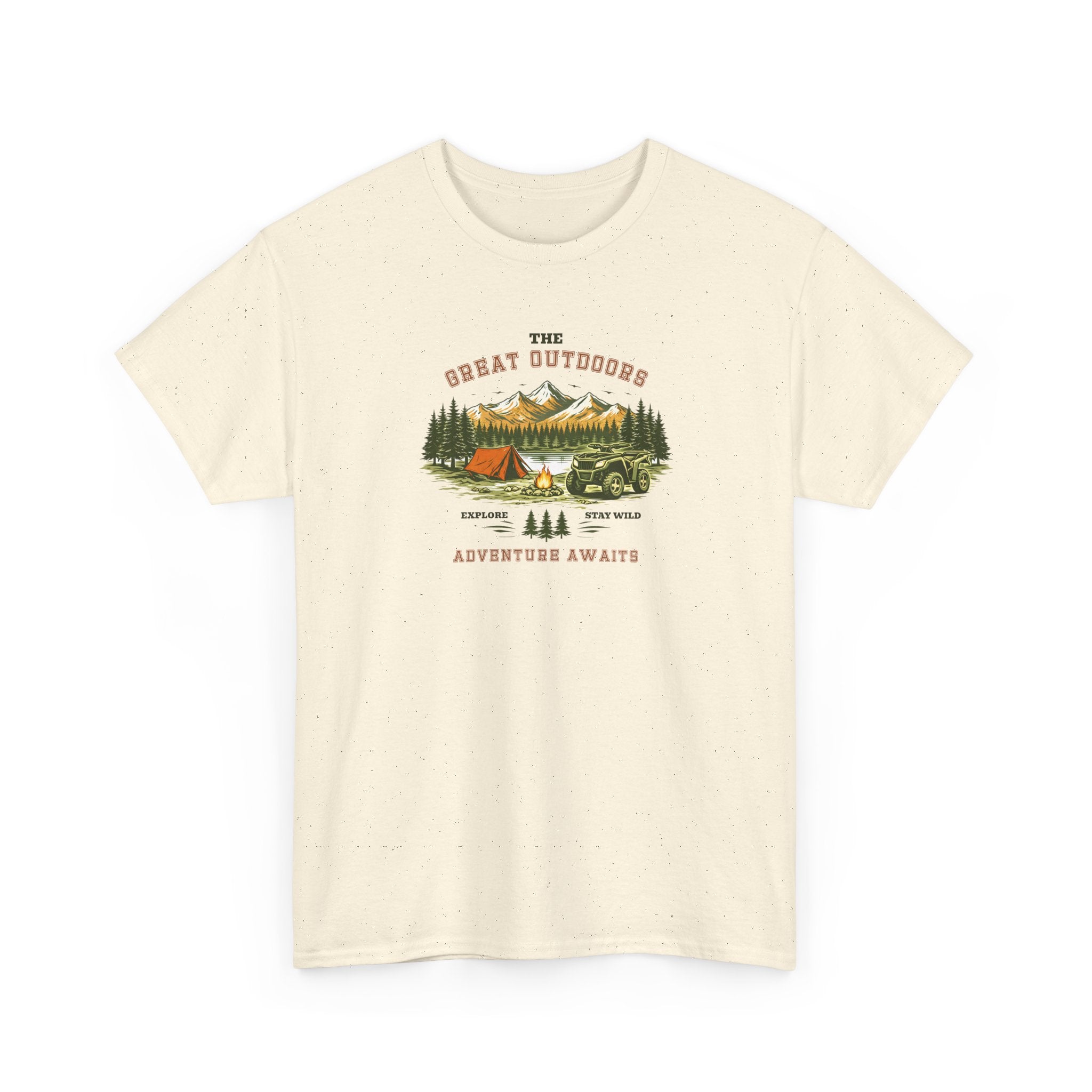 Outdoor Adventure T-Shirt — "The Great Outdoors"  ATV Nature Camping Tee