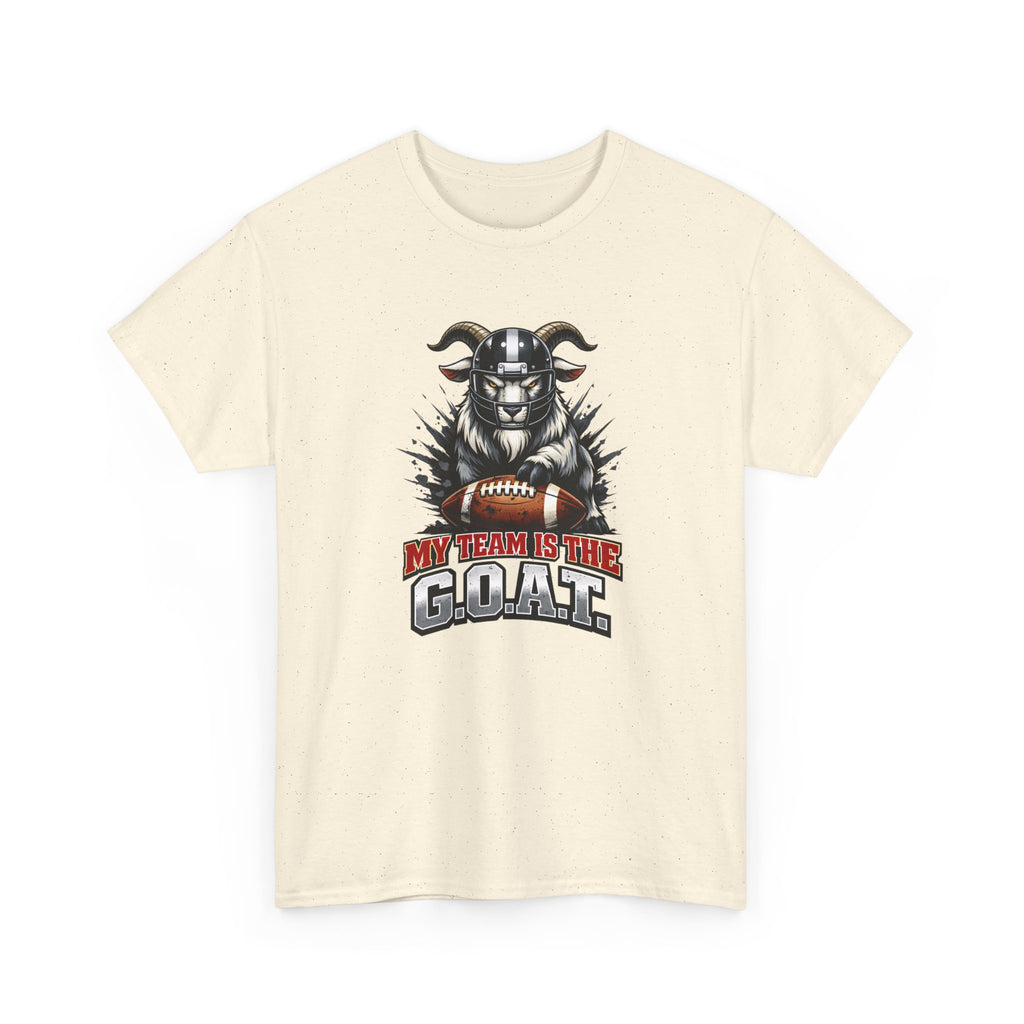 GOAT Football Tee - "My Team Is The GOAT" Graphic T-Shirt
