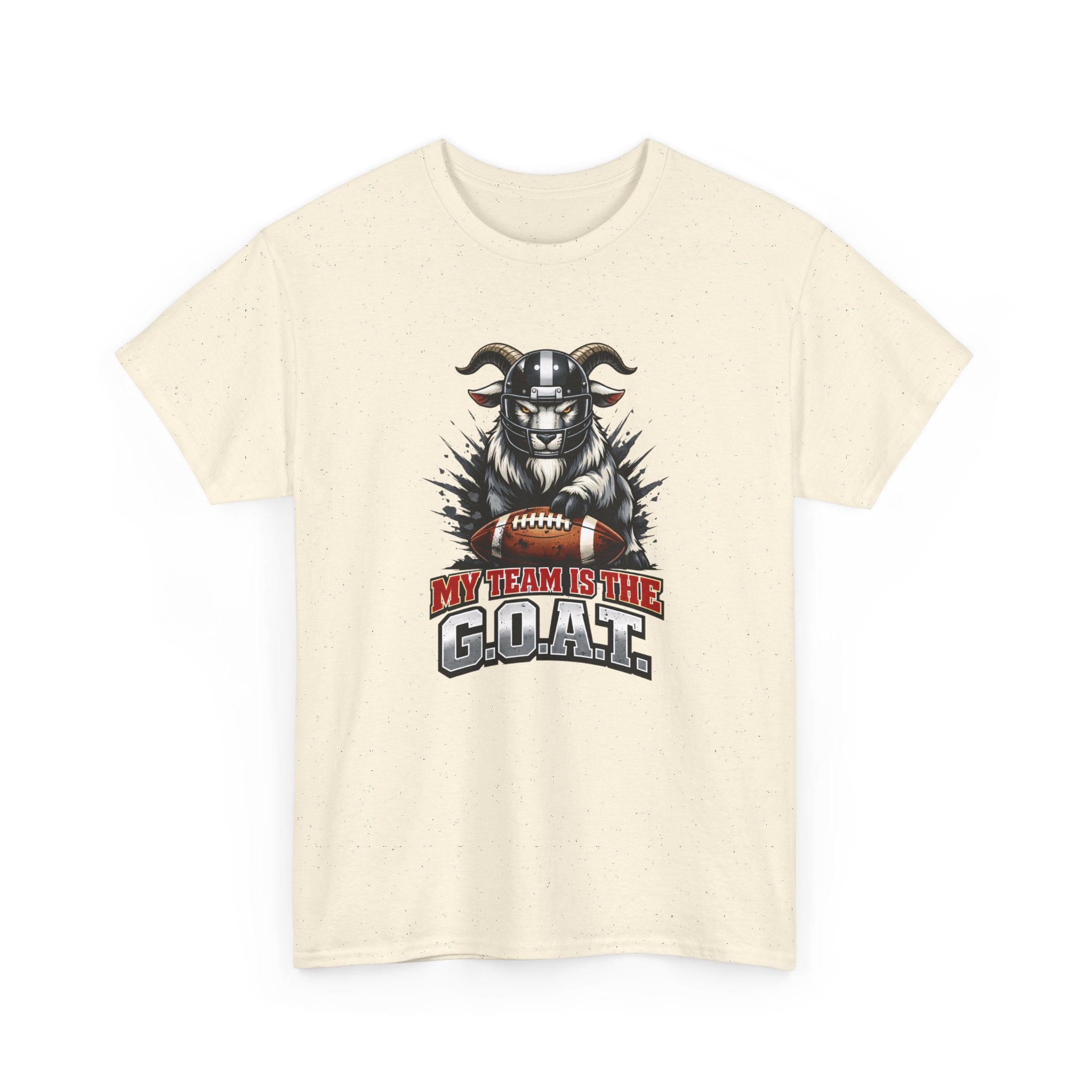 GOAT Football Tee - "My Team Is The GOAT" Graphic T-Shirt