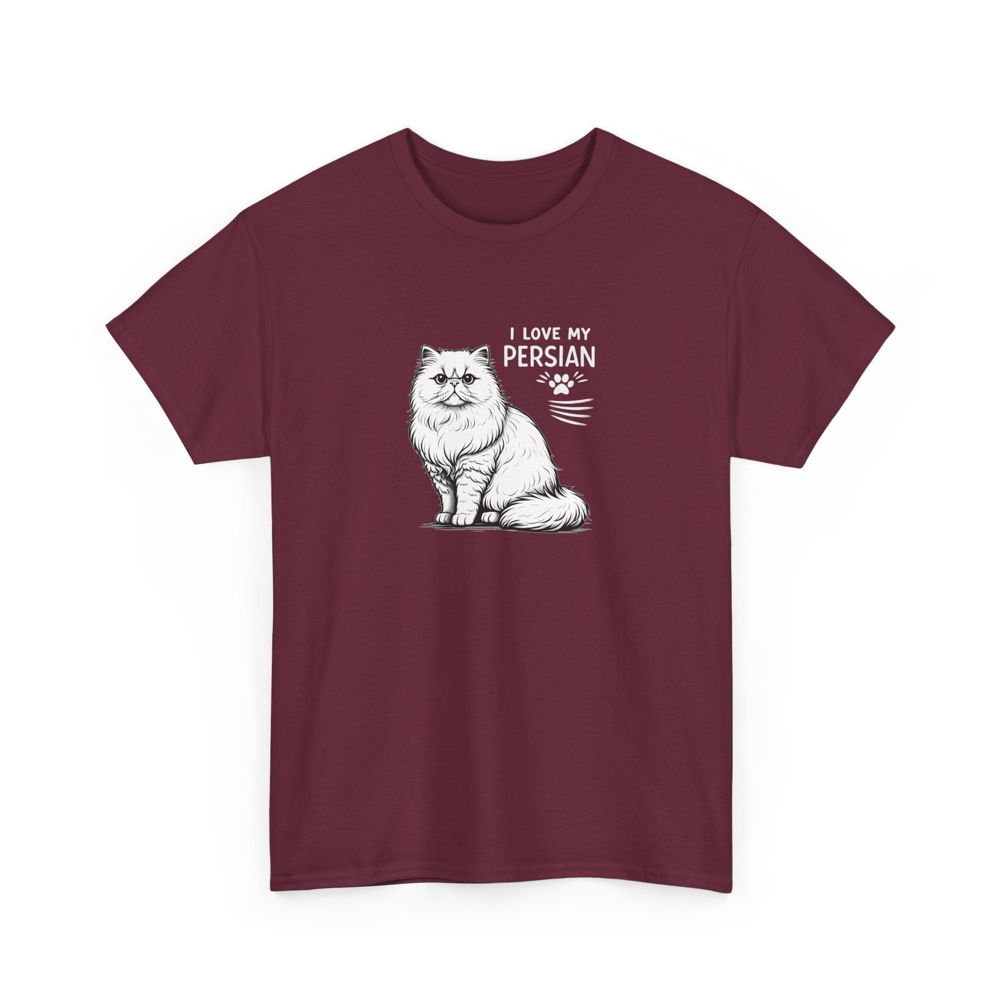 Persian Cat T-Shirt — "I Love My Persian" Tee