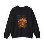 Crewneck Sweatshirt — "Well This Is Just Nuts" Roasting Chestnuts Graphic