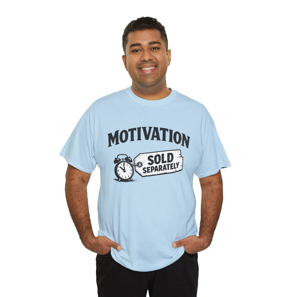 Motivation Sold Separately - Funny Vintage Graphic Tee