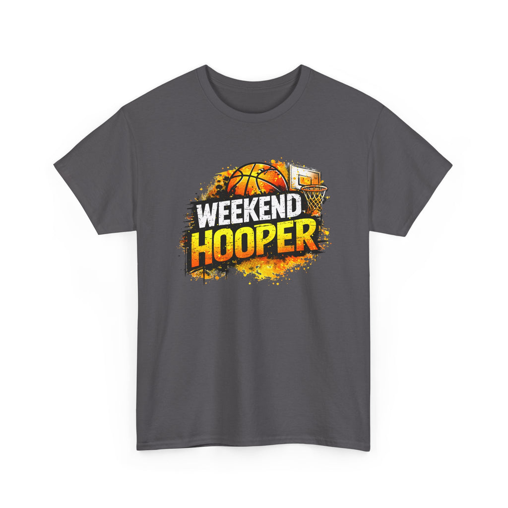 Weekend Hooper Basketball T‑Shirt — Retro Court Graphic Tee for Players & Fans