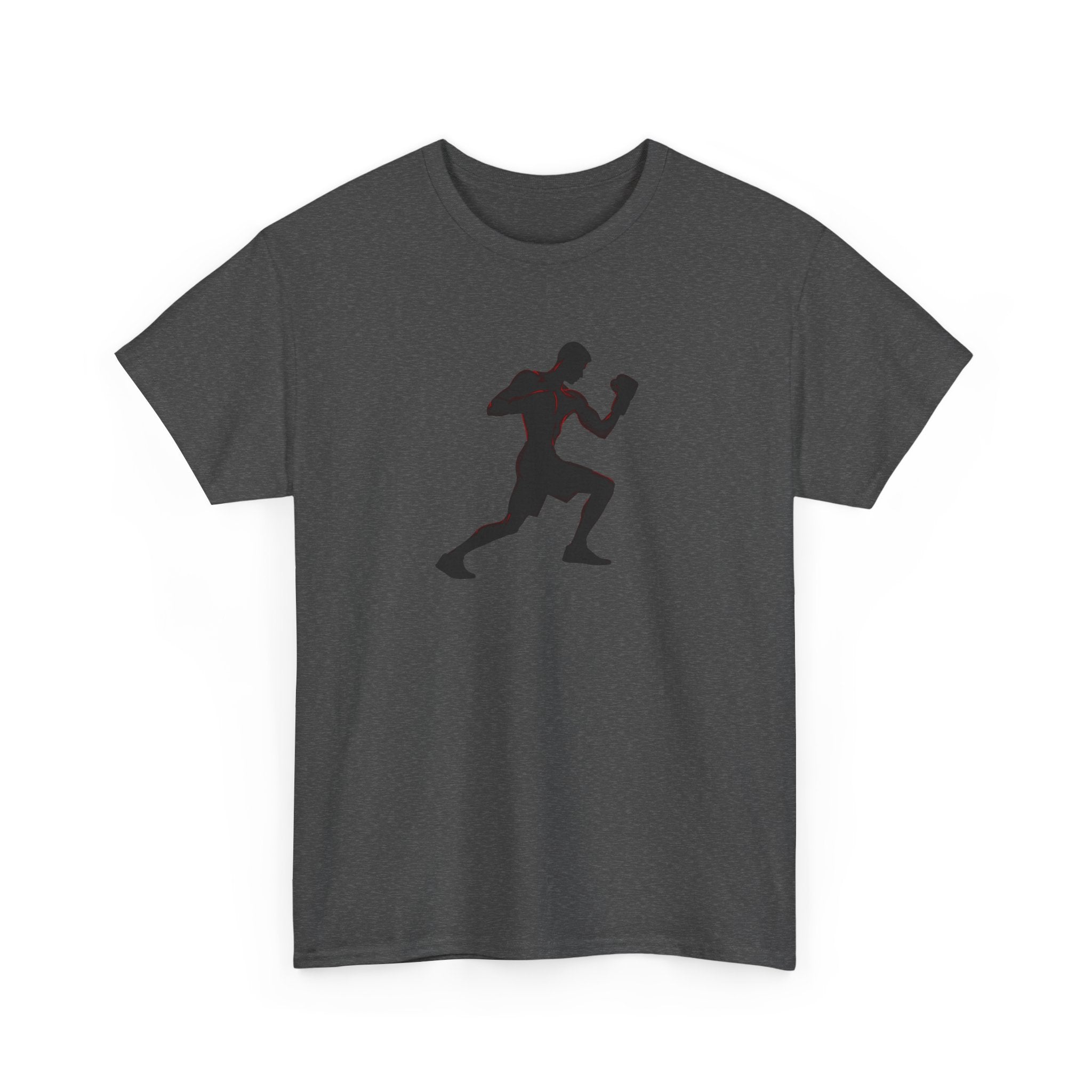 Boxer Silhouette T-Shirt — Minimal Boxing Gym Tee