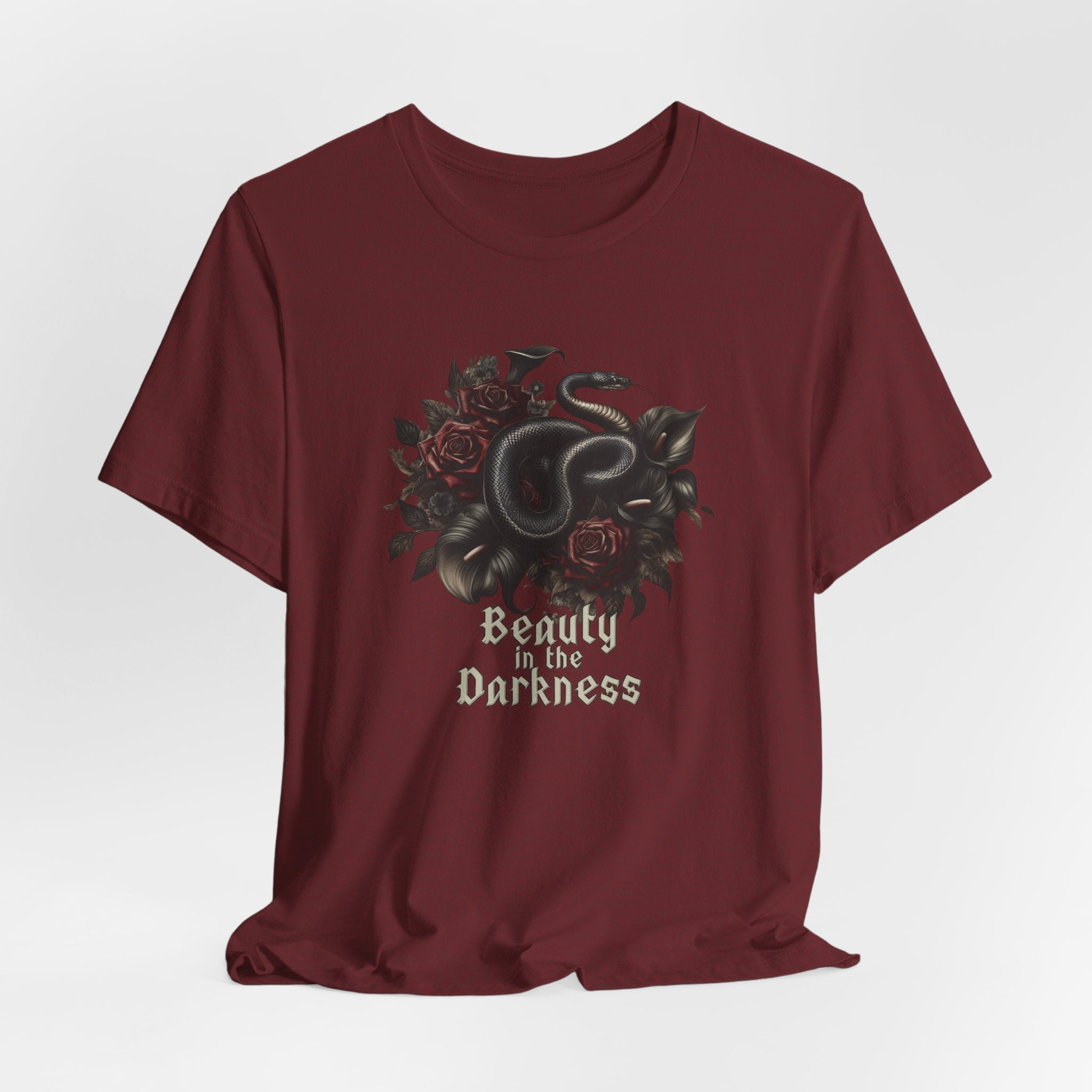Snake Floral T-Shirt — Beauty in the Darkness Graphic Tee
