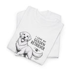Golden Retriever T-Shirt – “I Love My Golden Retriever” Dog Lover Tee