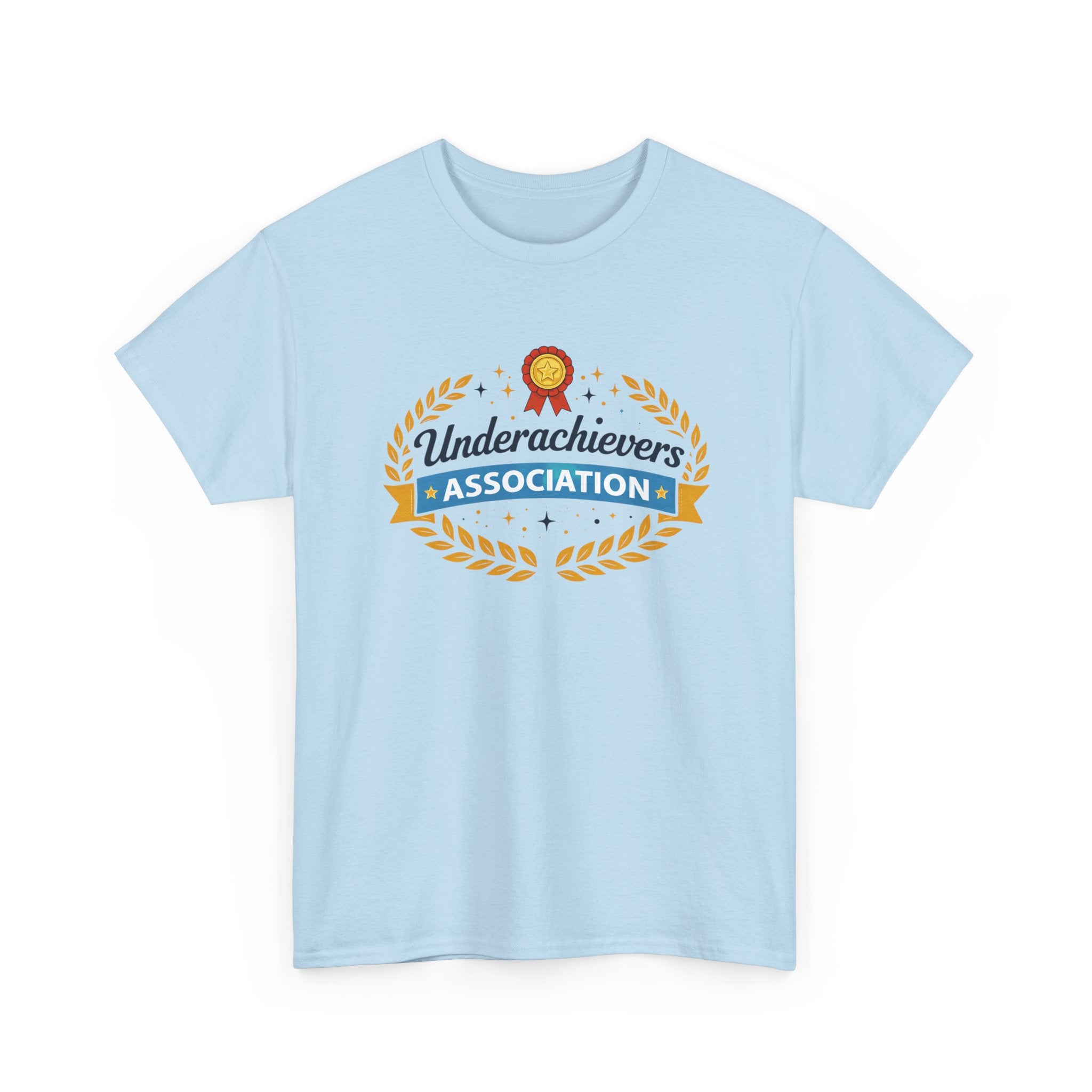 Underachievers Association T-Shirt — Funny Retro Badge Graphic Tee