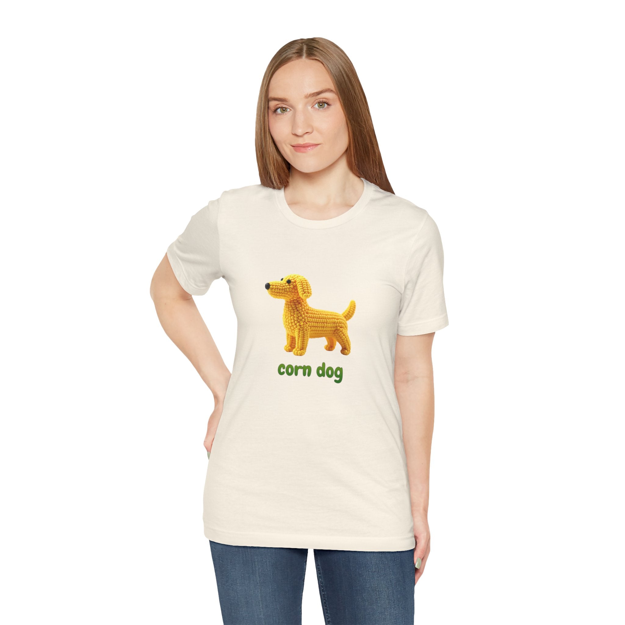 Corn Dog Dachshund T-Shirt — Cute Corn Dog Graphic Tee