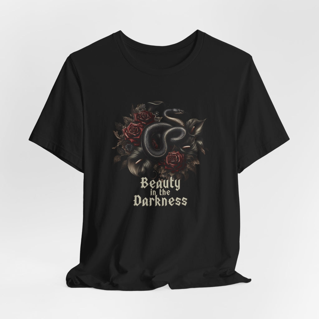 Snake Floral T-Shirt — Beauty in the Darkness Graphic Tee